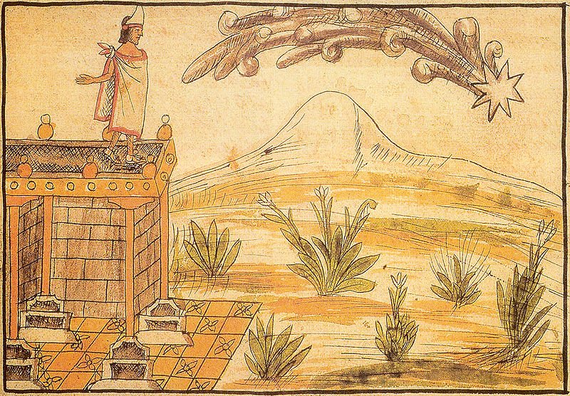 Cometas-en-la-cultura-azteca-Codex-Duran-Wikimedia